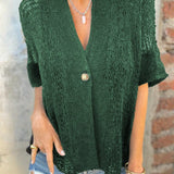 MELANIE MILTON™ – STRIKKET SKJORTE MED BLØD KOMFORT OG TIDLØST DESIGN