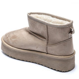 Ariane dame bamsestøvler - Beige