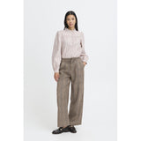 B.Young dame bukser BYXDIYAR - BRUN/SORT TARTAN