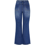 Marta du Chateau dame jeans MdcIrene MDC199-8237 - Blå denim