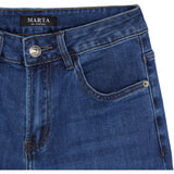 Marta du Chateau dame jeans MdcMarisa MDC219-8552 - Denim