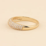 Ring med glaskuppel | Guld 18k