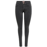 ONLY dame skinny jeans ONLRAIN - Mørkegrå denim