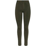 Pieces dame jeans PCHIGHSKIN - Skovnat