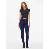 Pieces dame jeans PCHIGHSKIN - Maritim blå