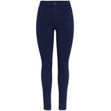 Pieces dame jeans PCHIGHSKIN - Maritim blå
