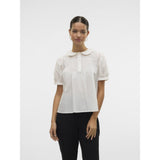 VERO MODA DAME TOP VMROXANNE - Snehvide