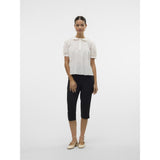 VERO MODA DAME TOP VMROXANNE - Snehvide