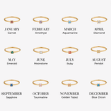 Fødselssten Ring | 14k Guld