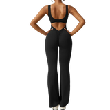 RIORA™ – ELEGANT JUMPSUIT MED V-ÅBEN RYG