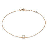 Cléa Moissanit-Stein-Armbånd | Guld 14k