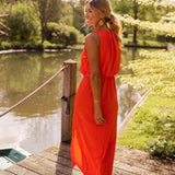 LISA™ – LUFTIG MIDIKJOLE DER ER SKABT TIL SOLRIGE SOMMERDAGE