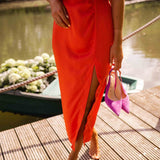 LISA™ – LUFTIG MIDIKJOLE DER ER SKABT TIL SOLRIGE SOMMERDAGE