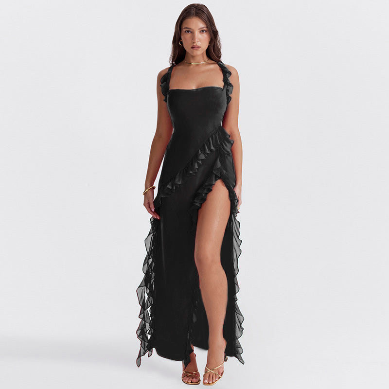 LAUREN™ – ELEGANT MAXIKJOLE MED FLYDENDE SILHUET