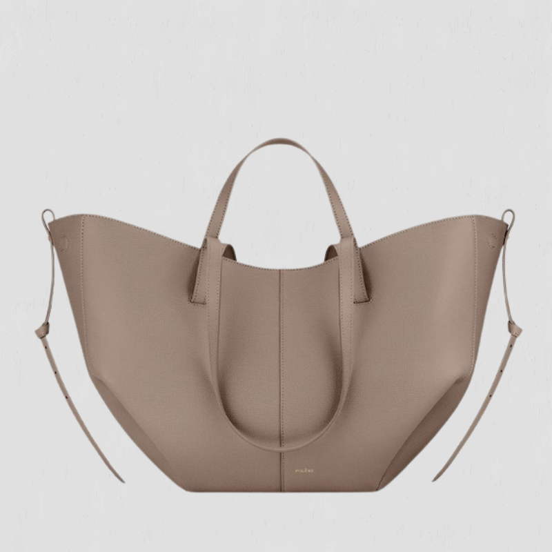 PERNILLA™ – FORMFAST SHOPPINGTASKE MED ELEGANTE RYNKEDETALJER