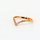 Juliette Krystal Ring | 18k Guld