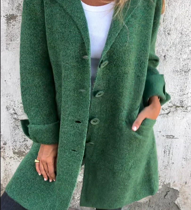 CASUAL LONG COAT™ – AFSLAPPET LANGFRAKKE I LET MATERIALE