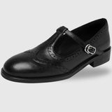 LEONA™ – RETRO BROGUE-SANDALER I LÆDER TIL KVINDER