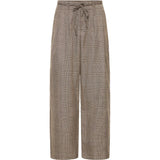 B.Young dame bukser BYXDIYAR - BROWN/BLACK TARTAN