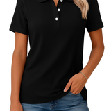 JULIA™ – ELEGANT STIL ÅNDBAR POLOSHIRT
