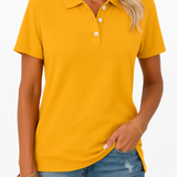 JULIA™ – ELEGANT STIL ÅNDBAR POLOSHIRT
