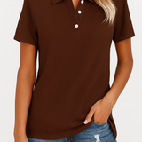 JULIA™ – ELEGANT STIL ÅNDBAR POLOSHIRT