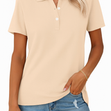 JULIA™ – ELEGANT STIL ÅNDBAR POLOSHIRT