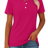 JULIA™ – ELEGANT STIL ÅNDBAR POLOSHIRT