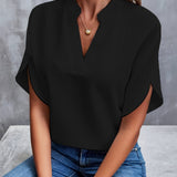 ELIANA™ – DRAPERET BLUSE MED ELEGANT FALD OG TIDSLØS STIL
