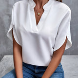 ELIANA™ – DRAPERET BLUSE MED ELEGANT FALD OG TIDSLØS STIL