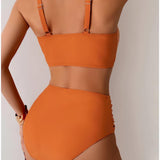 NICOLE™ – BIKINI MED PLISSERET STOF