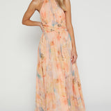 ANTONELLA™ – ELEGANT MAXIKJOLE MED HALTERNECK
