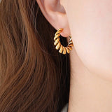 Guldøreringe Aurum Twist | 18k Guld