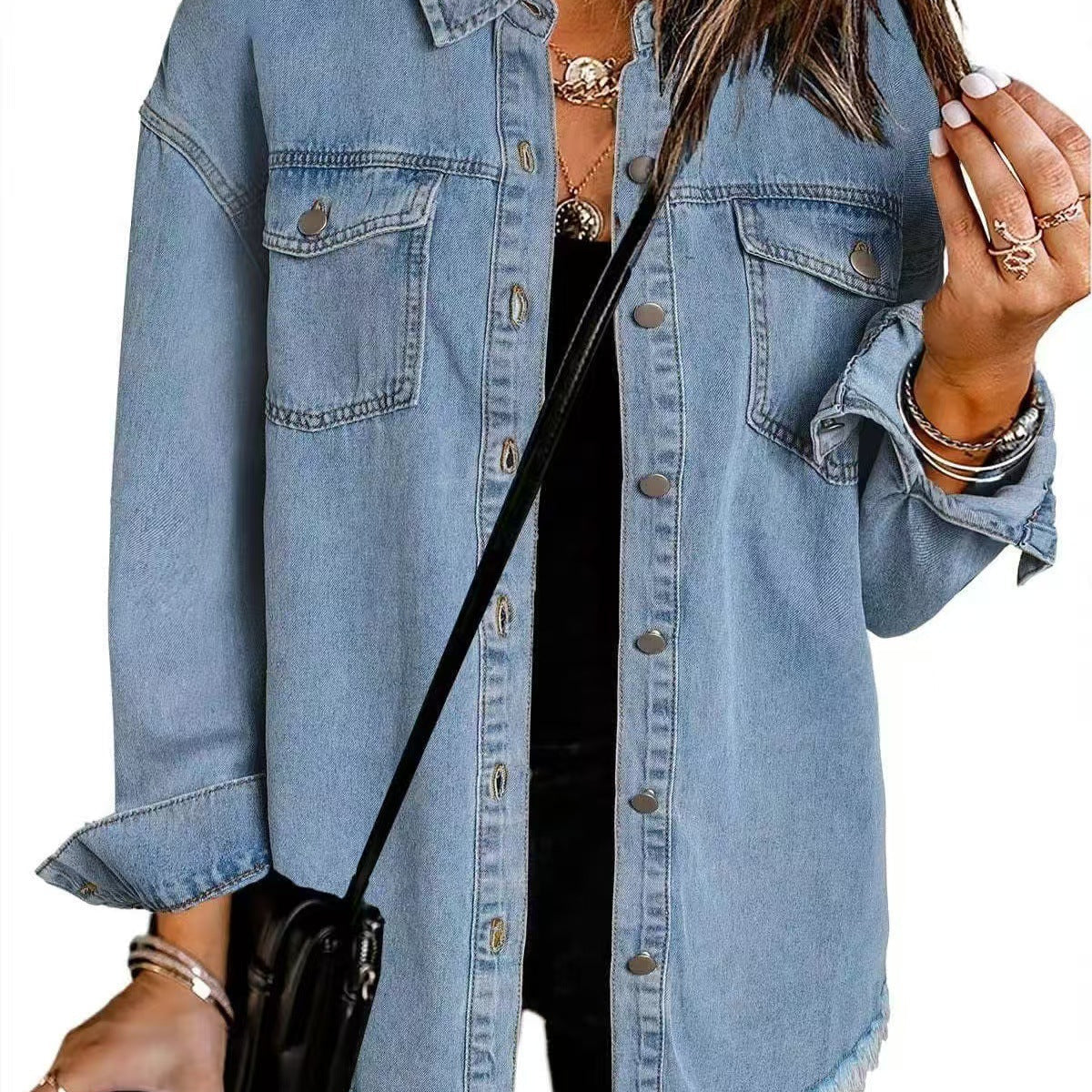 ROXANE™ – KLASSISK DENIMJAKKE TIL HVERDAGENS LOOK