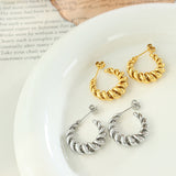 Guldøreringe Aurum Twist | 18k Guld