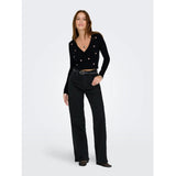 ONLY DAME JEANS ONLJUICY - Sort denim