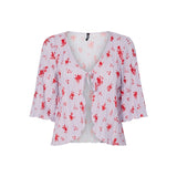 Pieces dame top PCAMBER - Lavendel tåge