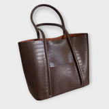 KAREN™ – SKULDERTASKE MED VINTAGEUDTRYK