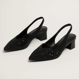 CAMILLE™ – ELEGANTE SPARKLE SLINGBACKS MED GLIMTENDE DETALJER