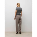 VERO MODA DAME T-SHIRT AWIRWINA - Mellem gråmeleret