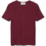 VERO MODA DAME T-SHIRT AWIRWINA - Zinfandel