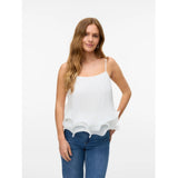 VERO MODA DAME TOP VMNOVA - Snehvide