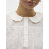 VERO MODA DAME TOP VMROXANNE - Snehvide