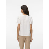 VERO MODA dame top VMALVA - Cloud Dancer