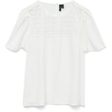 VERO MODA dame top VMALVA - Cloud Dancer