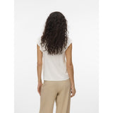 VERO MODA dame top VMBELLA -  Snehvide