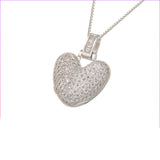 Pave Bubble Halskæde med Initial | 18k Guld