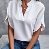 ELIANA™ – DRAPERET BLUSE MED ELEGANT FALD OG TIDSLØS STIL