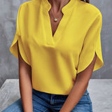 ELIANA™ – DRAPERET BLUSE MED ELEGANT FALD OG TIDSLØS STIL
