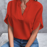 ELIANA™ – DRAPERET BLUSE MED ELEGANT FALD OG TIDSLØS STIL